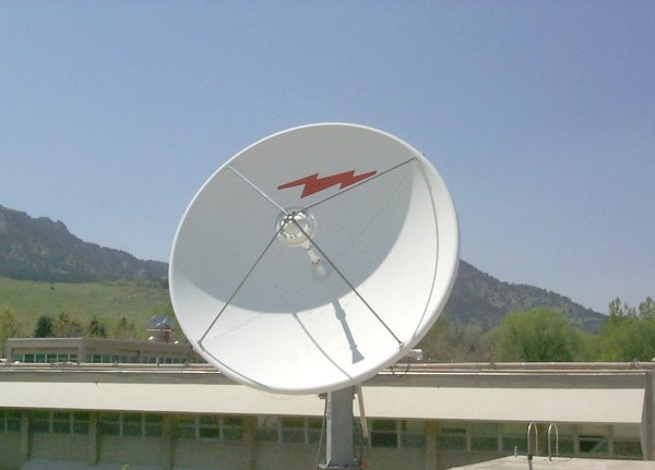 Photograph of Two-Way Satellite Antenna