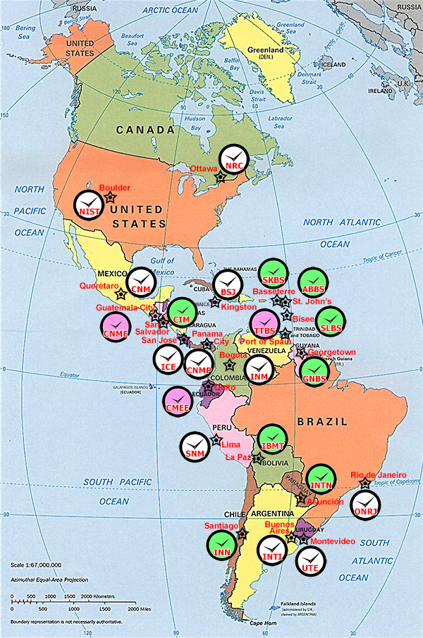Map of OAS/SIM region