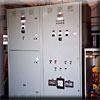 Power distribution cabinet for transmitter