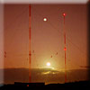 WWVH antennas at sunset