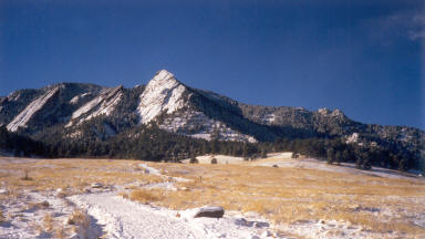 Flatirons west of NIsT